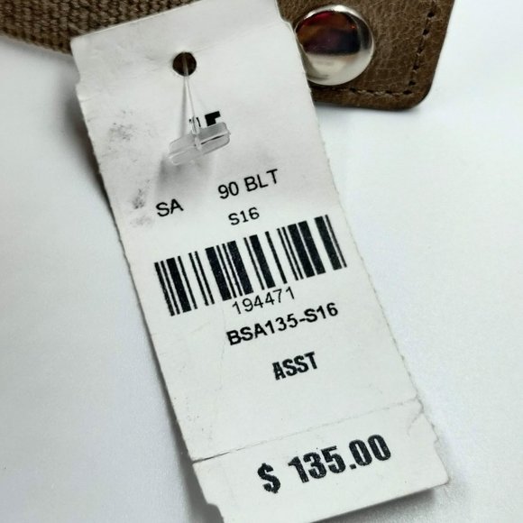 Streets Ahead Womens New Vintage Tan Leather Elastic Raffia Wide Corset Belt OS? main image 4